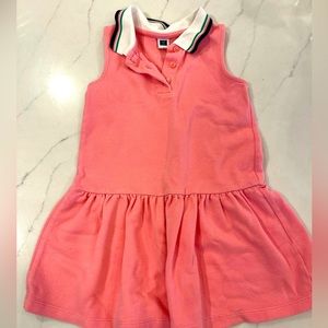 Janie and Jack tennis or golf collared 4T dress pink
